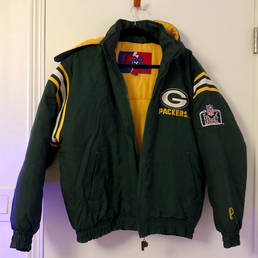 Green Bay Packers Daniel Young XL jacket (smaller fit) VTG